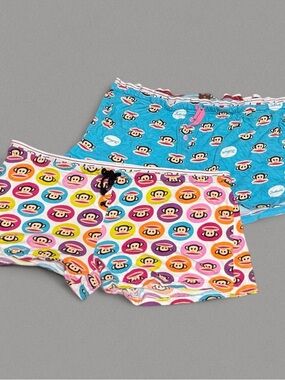 Y2K Paul Frank multicoloured PJ shorts